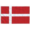 vidaXL Tanskan lippu 90x150 cm