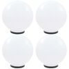 vidaXL LED-pallovalaisimet 4 kpl 40 cm akryyli