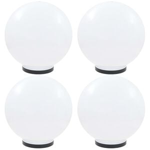 vidaXL LED-pallovalaisimet 4 kpl 40 cm akryyli