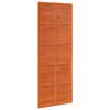 vidaXL Ladon Ovi Vahanruskea 80 x 208 cm T&auml;ysi m&auml;nty