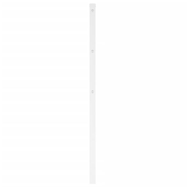 vidaXL Metallinen vaihtop&auml;&auml;ty valkoinen 107 cm