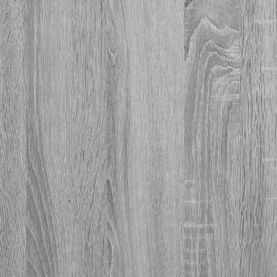 vidaXL Vuodesohva laatikoilla harmaa Sonoma 100x200 cm tekninen puu