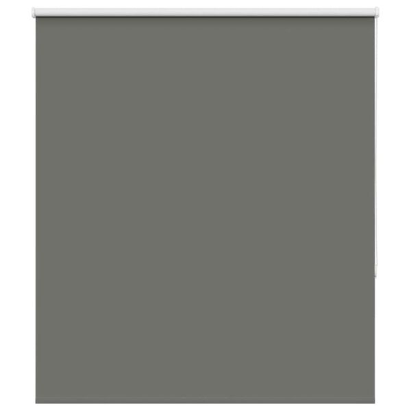 vidaXL Rullaverho Blackout harmaa 140x130 cm Kankaan leveys 136,6 cm