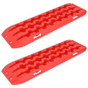 vidaXL Liukuestelevy 2 kpl Punainen 106 x 30,5 x 7 cm