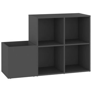 vidaXL Eteisen kenk&auml;kaappi harmaa 105x35,5x70 cm tekninen puu