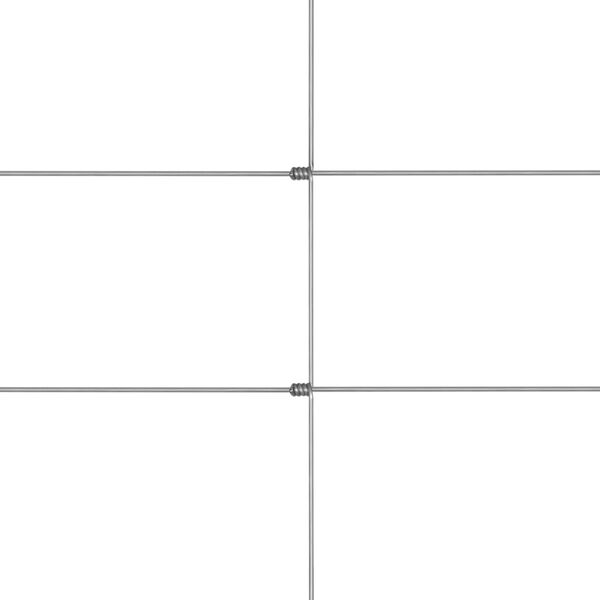 vidaXL Puutarha-aita galvanoitu teräs hopea 50x1,6 m