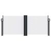 vidaXL Sis&auml;&auml;nvedett&auml;v&auml; sivumarkiisi valkoinen 100x600 cm