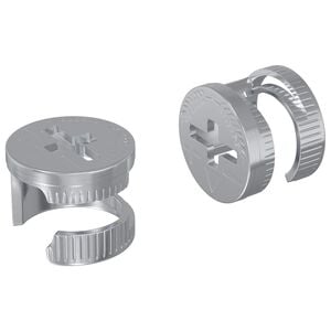 vidaXL Cam-lukkomutterit 2 kpl Hopea 12 x 10 mm Metalli