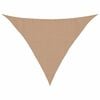vidaXL Aurinkopurje 160 g/m&sup2; harmaanruskea 3,5x3,5x4,9 m HDPE