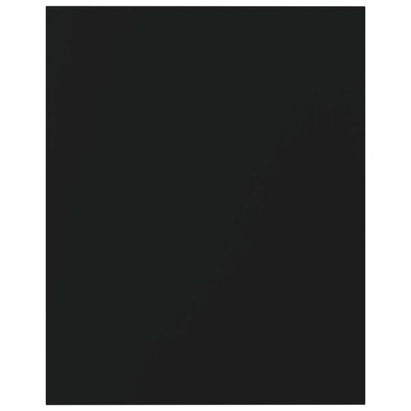 vidaXL Kirjahyllytasot 8 kpl musta 40x50x1,5 cm teknisest&auml; puusta