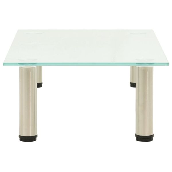 vidaXL TV-taso himmeä 60x35x17 cm karkaistu lasi