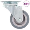 vidaXL Rullapy&ouml;r&auml;t 24 kpl 50 mm