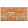 vidaXL Sein&auml;paneelit 10 pcs Tiili 100 x 50 cm EPS vaahtomuovi