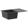 vidaXL Yksialtainen tiskiallas Graniitti 67 x 46 x 19 cm Grafiitti