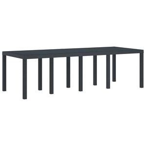 vidaXL Puutarhap&ouml;yt&auml; Antrasiitti 250 x 100 x 73 cm polyrottinki
