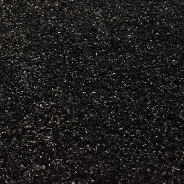 vidaXL Shaggy-matto 120 cm antrasiitti
