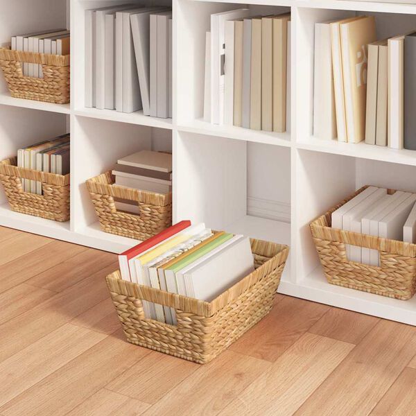 vidaXL S&auml;ilytyskorit 2 pcs Luonnollinen 38 x 28 x 15 cm Vesihyasintti