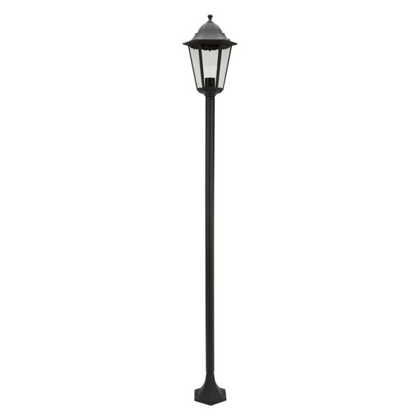 Smartwares Puutarhan valopylv&auml;s 60 W musta 175 cm CLAS5000.035