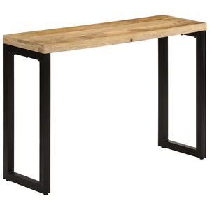 vidaXL Konsolip&ouml;yt&auml; 110x35x76 cm t&auml;ysi karkea mangopuu