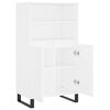 vidaXL Kaappi valkoinen 60x36x110 cm tekninen puu