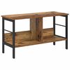 vidaXL Kirjahylly 2 tasoa 82 x 32 x 47 cm Tekninen puu Vanha Puu