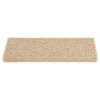 vidaXL Porrasmatot 15 kpl 65x21x4 cm vaaleanbeige suorakaiteen muotoinen reuna