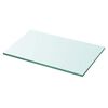vidaXL Hyllypaneeli Kirkas Lasi 30x15 cm