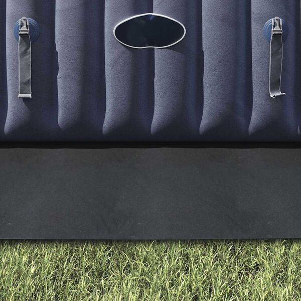 vidaXL Uima-altaan aluskangas harmaa 300x220cm polyesteri geotekstiili