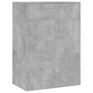 vidaXL Kenk&auml;kaappi betoninharmaa 60x35x84 cm tekninen puu