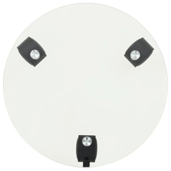 vidaXL Kasvirullakot 4 kpl 28 cm karkaistu lasi pyöreä