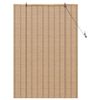 vidaXL Rullaverho verhoilla Luonto 100 x 160 cm Bambu