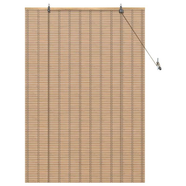 vidaXL Rullaverho verhoilla Luonto 100 x 160 cm Bambu