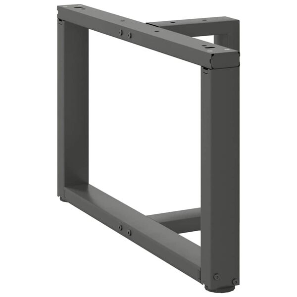 vidaXL Sohvap&ouml;yd&auml;n jalat T-muotoiset 2 kpl antrasiitti 60x25x(42-43) cm ter&auml;s