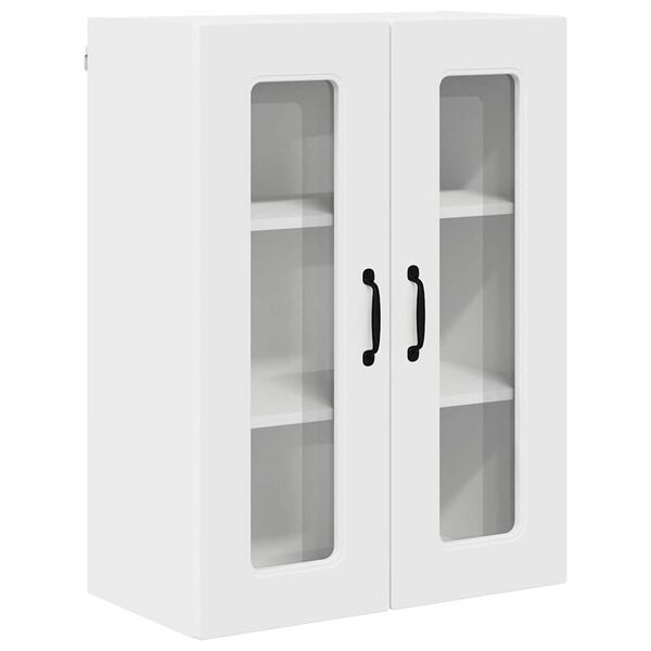 vidaXL Keitti&ouml;kaappi Kalmar Valkoinen 60 x 31 x 80 cm Tekninen puu