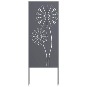 vidaXL Puutarhan yksityisyyden verho Antrasiitti 50 x 140 cm