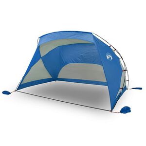 vidaXL Rantateltta taivaansininen 274x178x170/148 cm 185T polyesteri