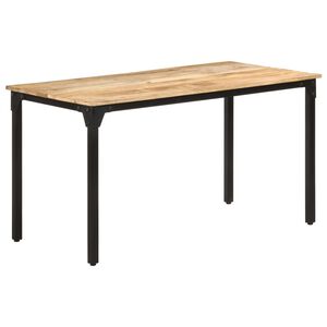 vidaXL Ruokap&ouml;yt&auml; 140x70x76 cm karkea mangopuu