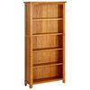 vidaXL Kirjahylly 5 tasoa 70x22x140 cm t&auml;ystammi
