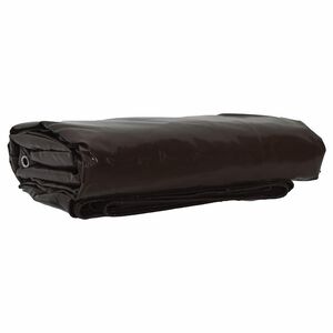 vidaXL Pressu 650g / m&sup2; Ruskea 2 x 3 m Kangas PVC-pinnoitteella