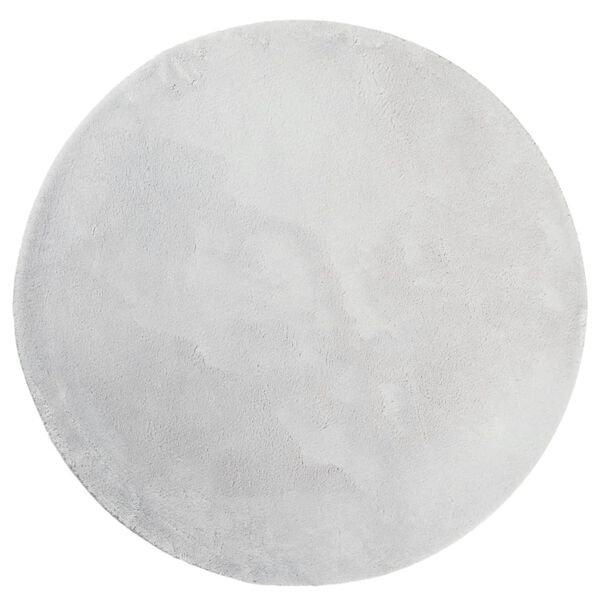 vidaXL Matto HUARTE lyhytnukkainen ja pest&auml;v&auml; harmaa &Oslash; 100 cm