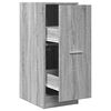 vidaXL Apteekkarinkaappi harmaa Sonoma 30x41x77,5 cm lastulevy