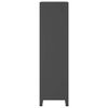 vidaXL Vaatekaappi antrasiitti 90x50x180 cm metalli