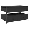 vidaXL Sohvap&ouml;yt&auml; musta 85x50x50 cm tekninen puu ja metalli