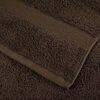 vidaXL Vieraiden pyyhe SOLUND Ruskea Puuvilla