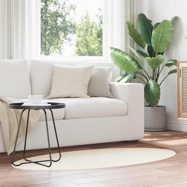 vidaXL Alue matot Ovaali HUARTE Kerma 150 x 80 cm 100% polyesteri