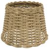vidaXL Kattovalaisimen varjostin ruskea &Oslash;30x20 cm paju