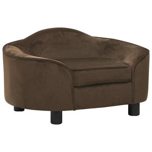 vidaXL Koiran sohva ruskea 67x47x36 cm plyysi