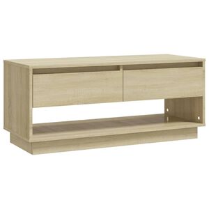 vidaXL TV-taso Sonoma-tammi 102x41x44 cm tekninen puu