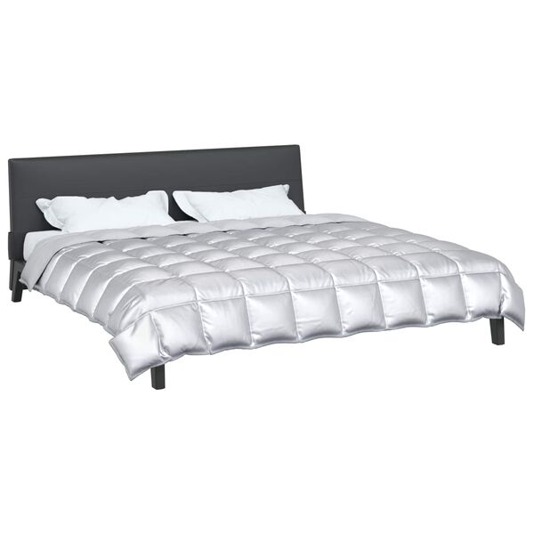 vidaXL Talvityyny Hopea 220 x 240 cm Satiini ja mikrofiiberi