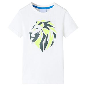 vidaXL Lasten T-paita ecru 116